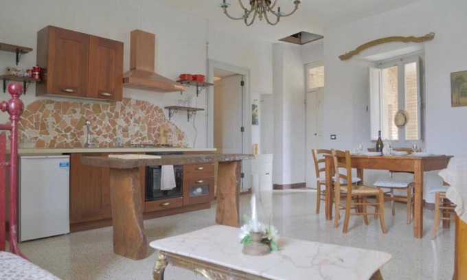 Roseto degli Abruzzi Apartment | Montepagano One-Bedroom Apartment with Piazza View