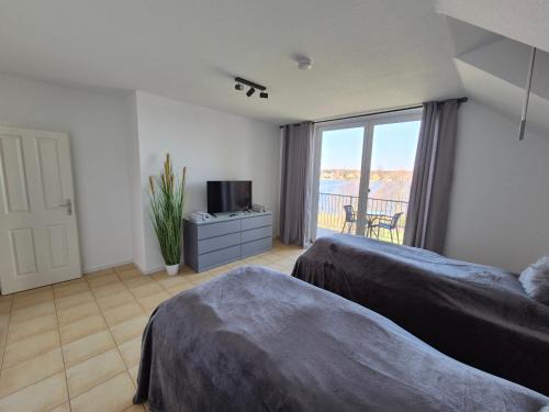 Zeuthen House | Monteurzimmer 1 mit Seeblick