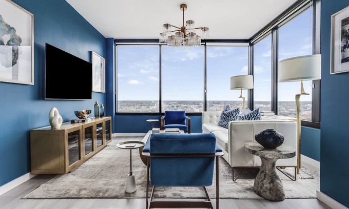 Midtown Apartment | Moody Blues by Atlanta Luxury Rentals