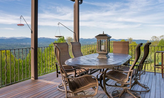 Hendersonville House | Mountain Cabin - 360 Views & Private Waterfall