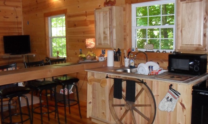 Hiawassee Cabin | Mountain Cabin, Hiawassee Ga 2 Bdr, 2 Ba, w/Loft, Trout Strm, App Trail, falls