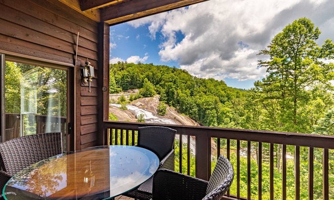 Lake Toxaway Condo | Mountain Condo with Spectacular View of Toxaway Falls