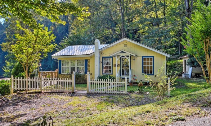 Fontana Dam House | Mountain Cottage with Views Near Tail of the Dragon!