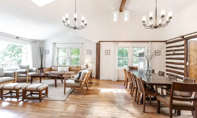 Woodfin House | Mountain Majesty: Luxe Lodge on 4 Acres, Asheville