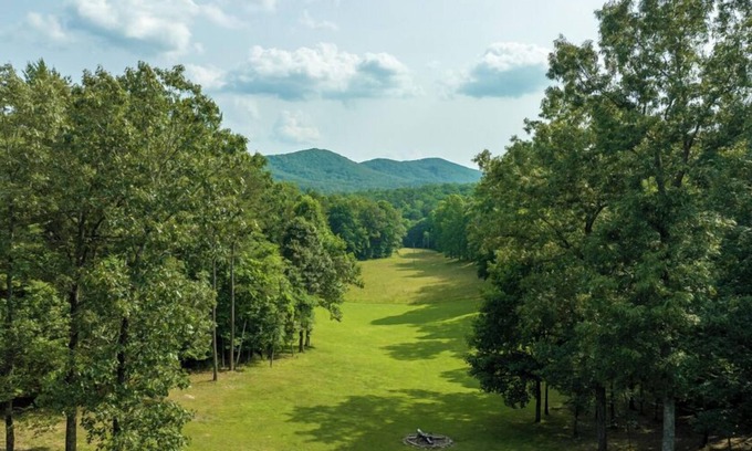 Morganton Cabin | Mountain Meadow Lodge - Pet Friendly | Large Private Yard | 4 King Beds