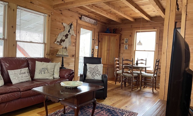Suches Cabin | Mountain Top Views | Deck + BBQ | PetsOK | Firepit