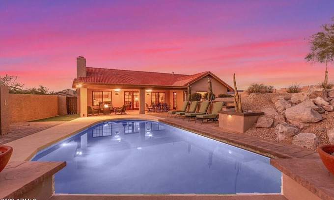 Estrella Mountain Ranch House | Mountain View Home in Estrella Mountain w/private pool/hot tub nSTR # 0000265