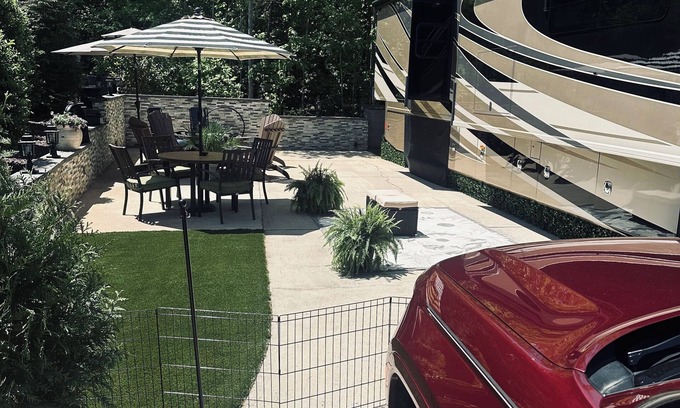 Lake Lure RV Rental | Mountain View Luxury RV Spot, Class A Motorcoach Resort, Rumbling Bald Lake Lure