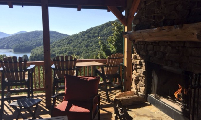 Necowa Cove Cabin | Mountaintop Cabin w/Amazing Views, Private Hot Tub, & Outdoor Living Area