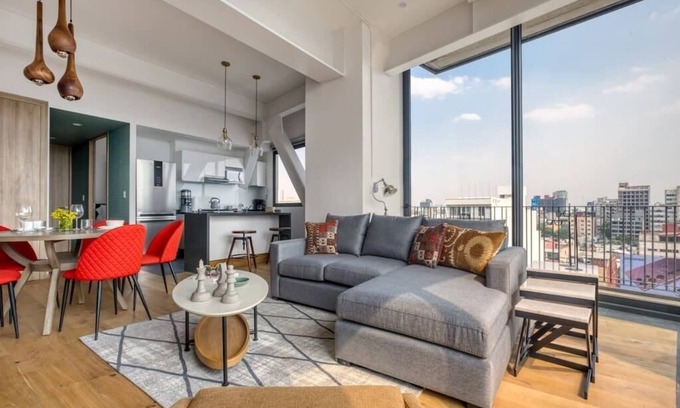 Reforma Apartment | Mr. W | Panoramic City View | 2Br | Gym