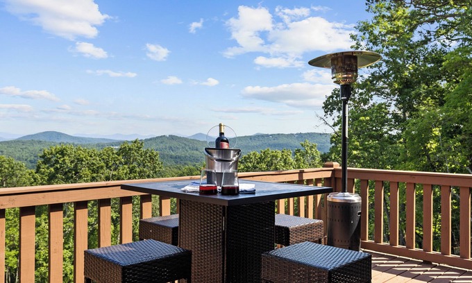 Morganton House | Mtn View & Game Room in Morganton: Spacious Cabin!