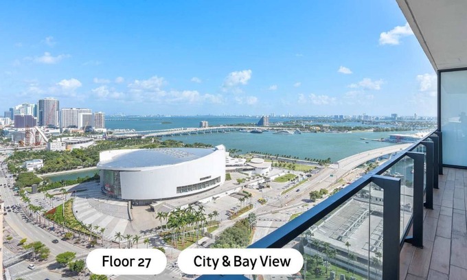 Downtown Miami Apartment | MVR - Stylish 3BR Escape in Downtown Miami