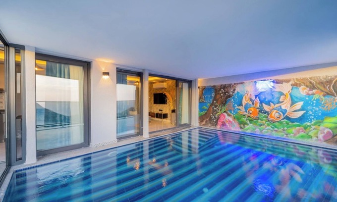 Faralya Villa | n VILLA-11890 - 3+1 charming holiday villa with sea view, heated pool, jacuzzi,