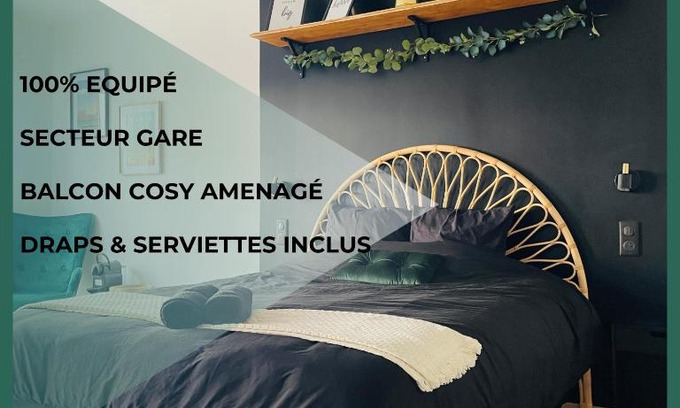 Poincare - Foch - Anatole France - Croix de Bourgogne Apartment | Nancy Gare - Studio Haut de gamme