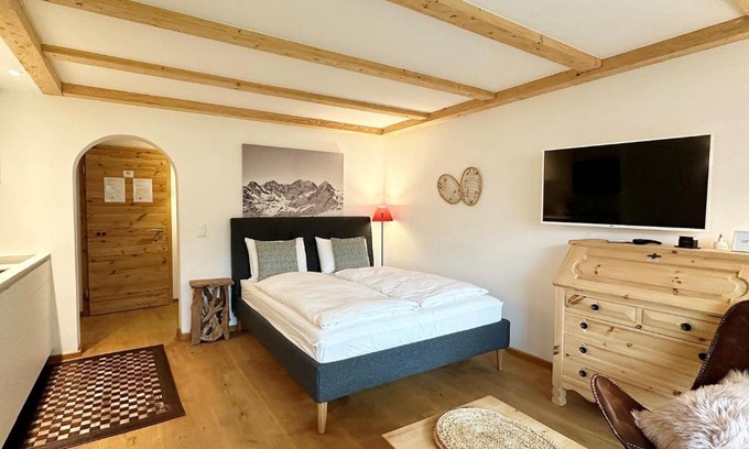 Pontresina Apartment | Natur, Erholung, moderne 35m2, mit Parkplatz - SP19