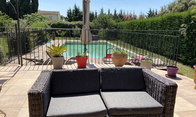 Gard Rhodanien Villa | Near Châteauneuf du Pape and Avignon, peaceful villa with secure swimming pool