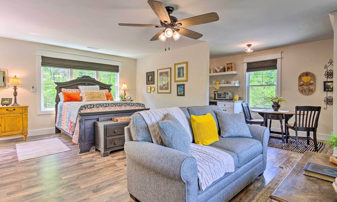 Tigerville Apartment | Near Parks, Trails & Lakes: Quaint Landrum Escape!