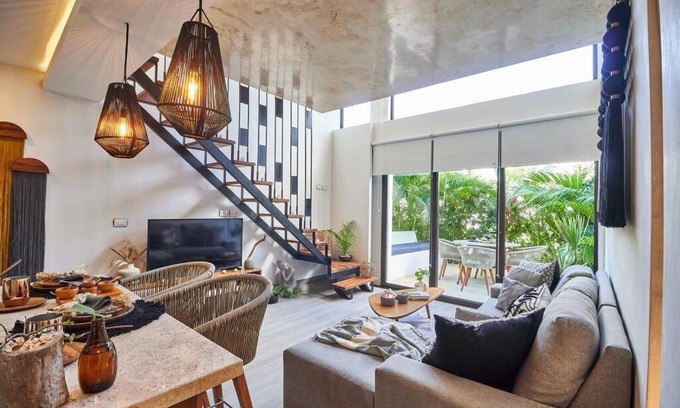 Tulum Apartment | Neem 14 1BR BohoGem in the Heart of Tulum