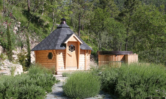 Sospel Ski Chalet | Nestled in an olive grove, chalet with large panoramic terrace