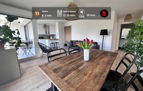 Romainville Apartment | Neuf-Lumineux-Calme à 18 mn du centre de Paris
