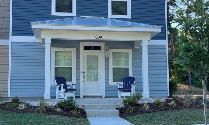 Jarvisburg House | New 3-bedroom townhome near OBX beaches with a community pool . Outside lounge