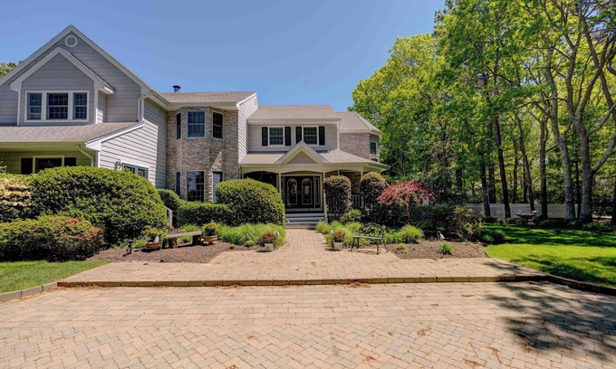 East Quogue House | New 7 Bed 5.5 Bath Home with Pool, Gym, Game Room