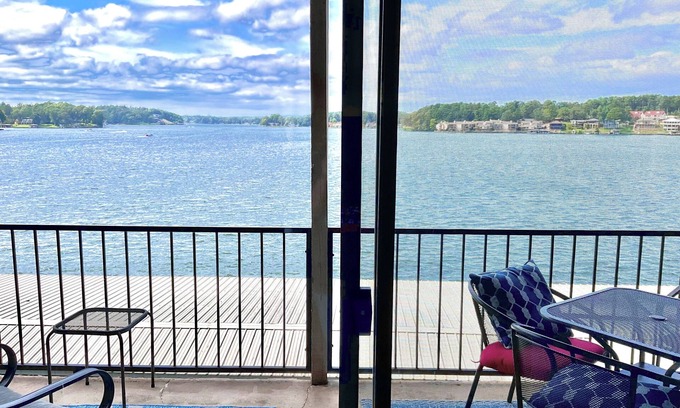 Lake Hamilton Condo | New, Amazing Panoramic views of Lake Hamilton, waterfront at The Landing.