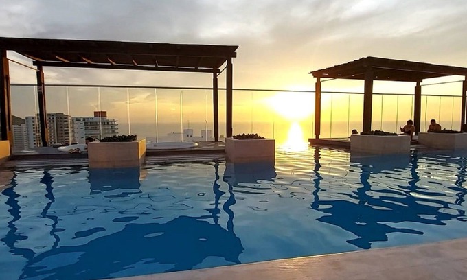 El Rodadero Apartment | NEW APARTMENT RESERVA DEL MAR 1421 OCEAN VIEW ROOFTOP POOL, SANTA MARTA