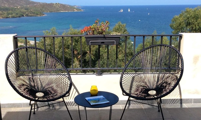 Saint-Florent Apartment | NEW APARTMENT WITH BREATHTAKING VIEW OF SAINT FLORENT BAY - PROMO OCT- NOVEMBER