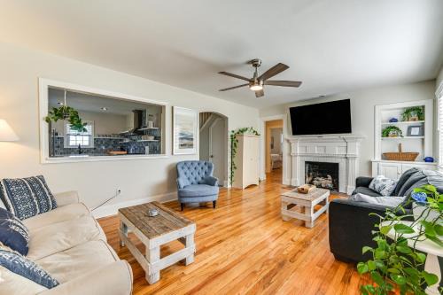 New Bern House | New Bern House with Gas Grill Near Neuse River!