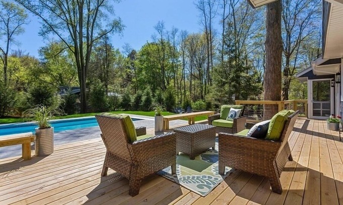 New Buffalo House | New Buffalo Beauty With Private Heated Pool!