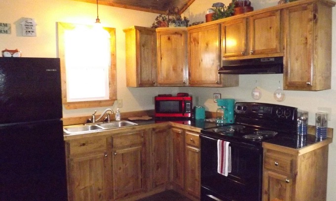 Board Camp Cabin | New Cabin-Social Distance in the Ouchitas with us-Book today