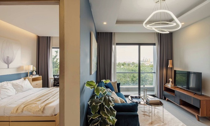 Thu Thiem Apartment | New City River View 5m to downtown - FREE POOL