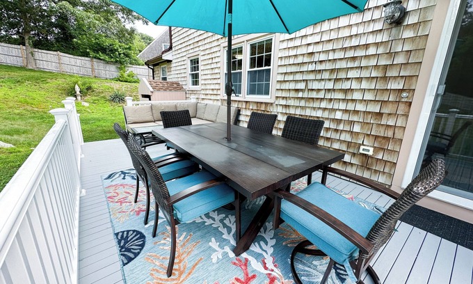 Manomet House | New design, 7-minute Walk to Beach, Backyard, Deck