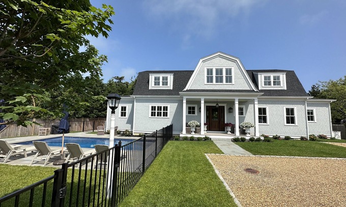Edgartown House | NEW Edgartown Luxury Home with Pool/Walk to Downtown Village
