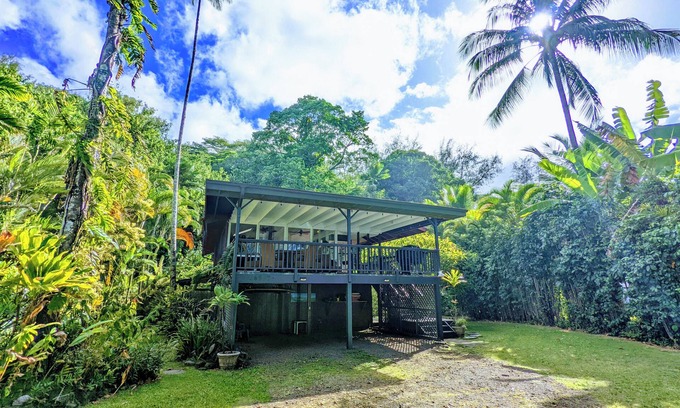 Wainiha House | New! Hale Aloha with Ocean Views - steps to beach