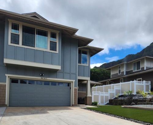 Makaha Valley House | NEW HOME in Private Community with Ocean/Mountain Views. 5 Min. Drive to Beach