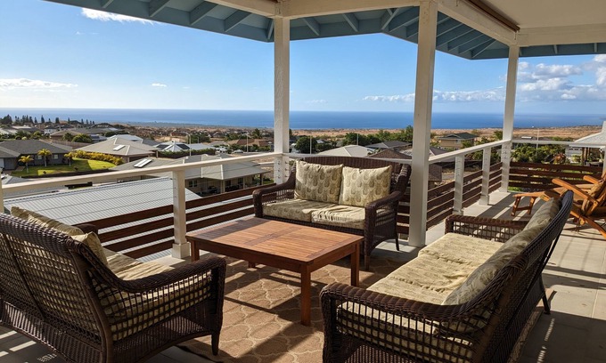 Kilohana Kai House | New home in quiet neighborhood, amazing views, minutes from top resorts.