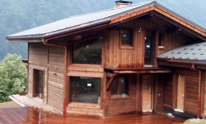 Les Bossons Ski Chalet | New independent chalet with 360 ° view of the mountains.