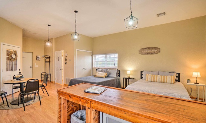 Fletcher Apartment | NEW! Inviting Studio on 31-Acre Ranch in Fletcher!