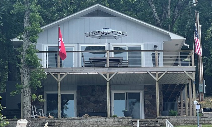 Grove House | NEW LISTING! Lakefront Home on Grand Lake. Private Dock & Stunning Sunset Views!