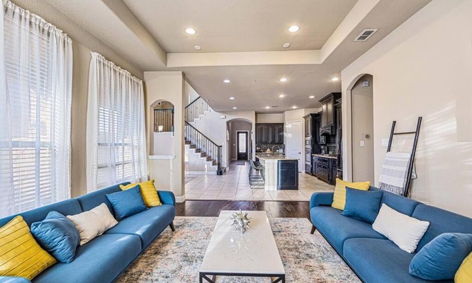Plano House | New Listing Modern Escape Theatre & Pool Table