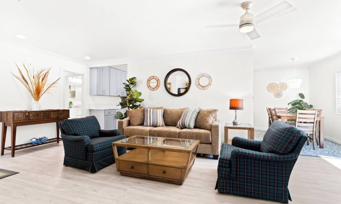 Lemon Grove House | NEW listing! Modern Getaway with Private Backyard