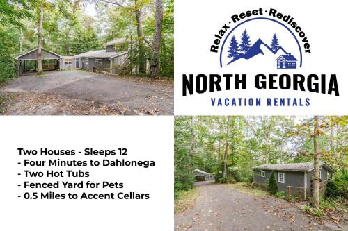 Dahlonega House | New Listing! Two Houses - 4 Minutes to Dahlonega