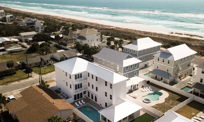 Open Sands Villa | NEW Luxury beach mansion! Sleep 37 Pool & Golf ⛳️🏝️☀️ 21+ to book!