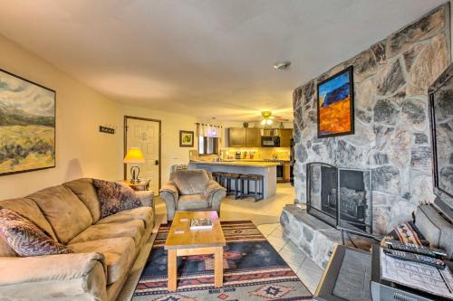 Angel Fire Apartment | New Mexico Condo with Fireplace and Mountain View