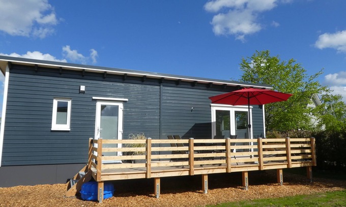 Olpenitz House | New mobile home in sustainable wood construction only 50 m from the Schlei!