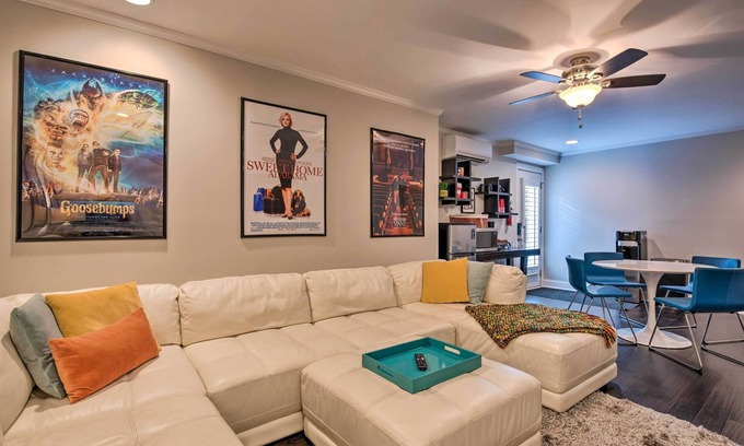 Covington Apartment | NEW! Modern Covington Apartment - Walk to Square!