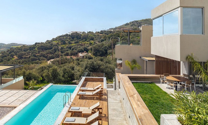 Mariou Villa | New Modern Sea view Villa Complex with private pool & outdoor shower