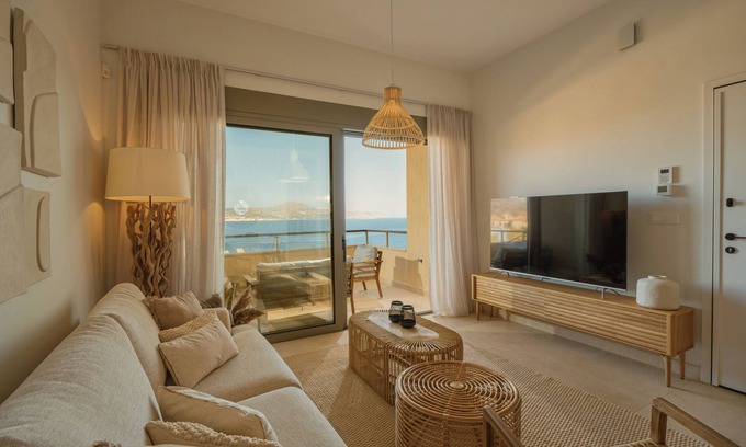 Kalyves Apartment | [NEW] Panorama Seaview Village - Ocean Bay Apt